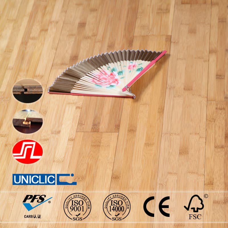 classical traaditional solid bamboo flooring for indoor use